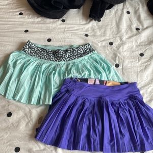 Lululemon pleat to street tennis skirts bundle